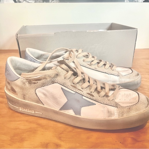 Golden Goose Other - Golden Goose Stardan White / Fog Blue Mens 43 / 10